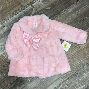 Infant fur coat